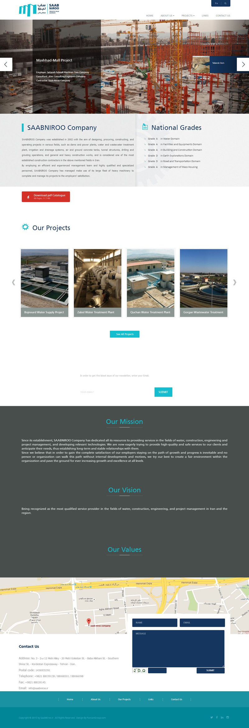 Saab Niroo Website