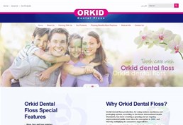 orkid dental floss website
