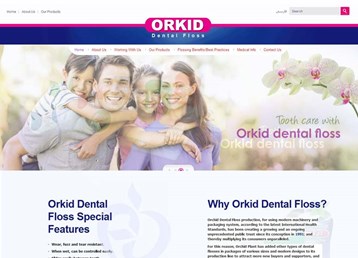 orkid dental floss website